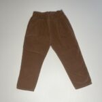pantaloni velluto marrone bambino, pantaloni eleganti invernali, pantaloni con vita elasticizzata.