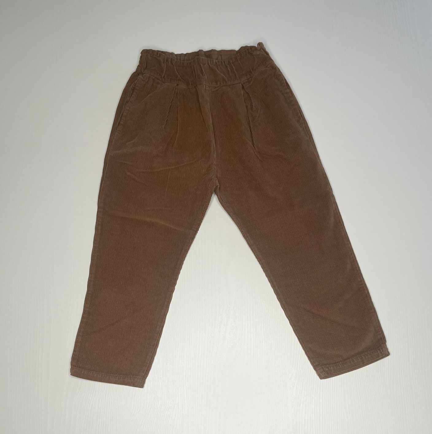 pantaloni velluto marrone bambino, pantaloni eleganti invernali, pantaloni con vita elasticizzata.