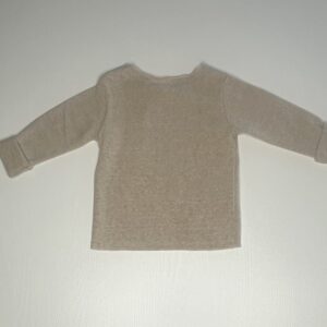 maglia basic beige, maglia maniche lunghe bambino, maglia casual bambina.