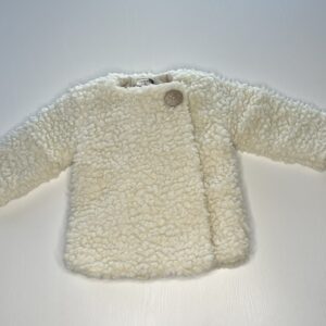 cappotto eco-pelliccia bambino, cappottino avorio caldo, abbigliamento inverno chic bambini.