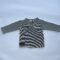 cardigan incrociato bambino, cardigan righe grigio, abbigliamento cotone bambini.